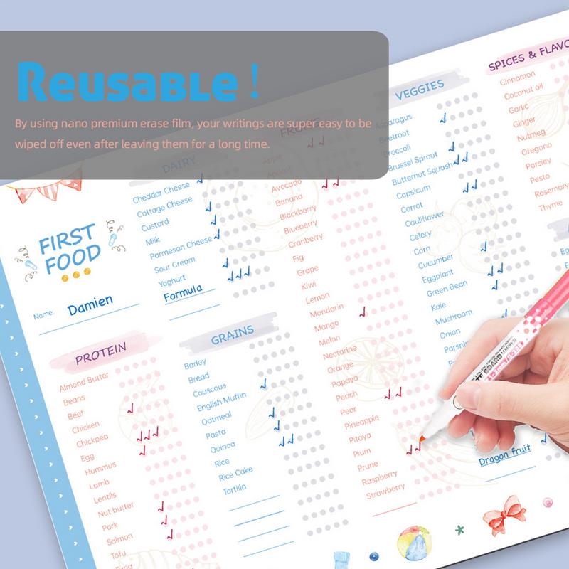 Baby Food Checklist - Checklist voor baby's eerste voeding Magnetische