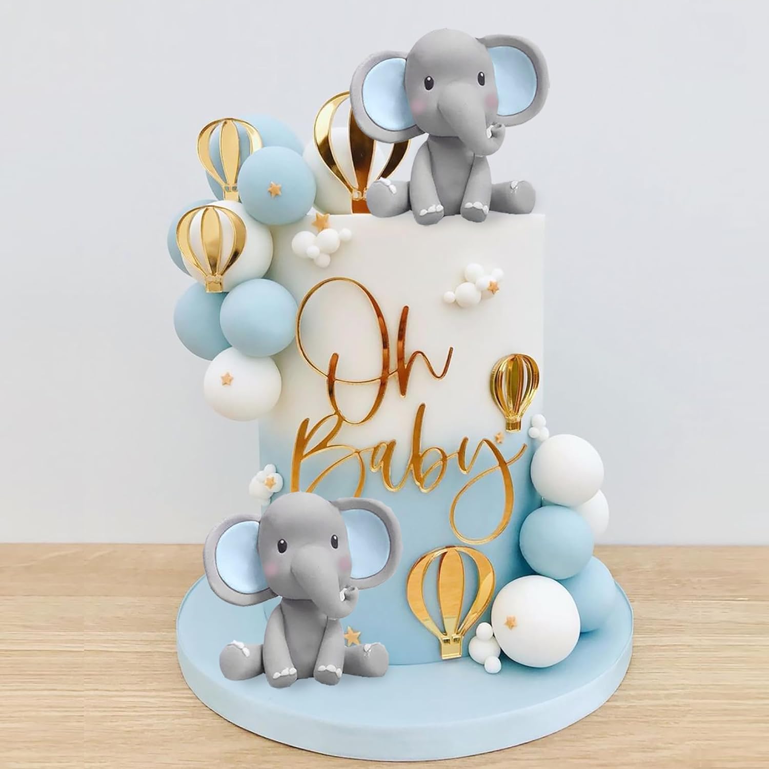 Baby Food Processor - Olifant Taart Decoratie Baby Taart Topper