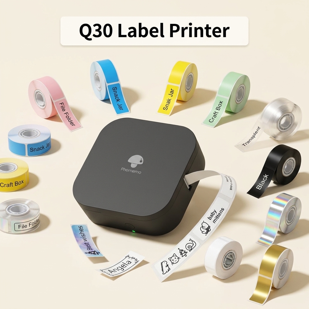 Baby Food Label - Phomemo Q30 thermische labelprinter vergelijkbaar met
