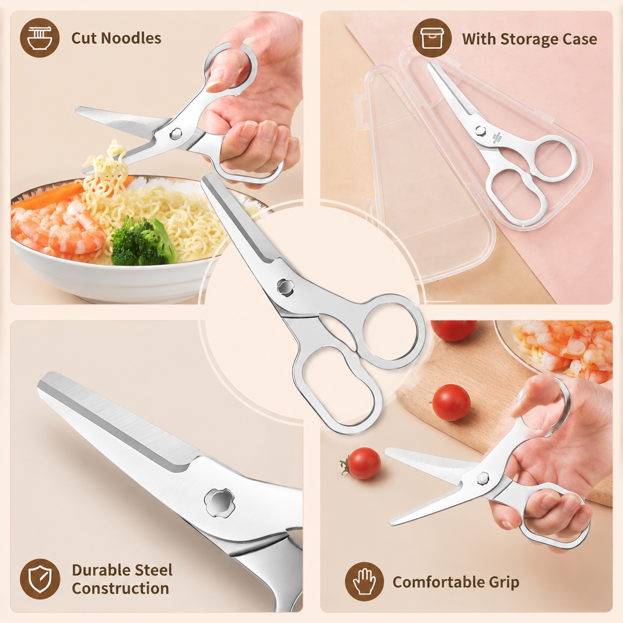 Veggie Baby Food - TUPI Babyvoedingsschaar - Voedselveilig roestvrij staal