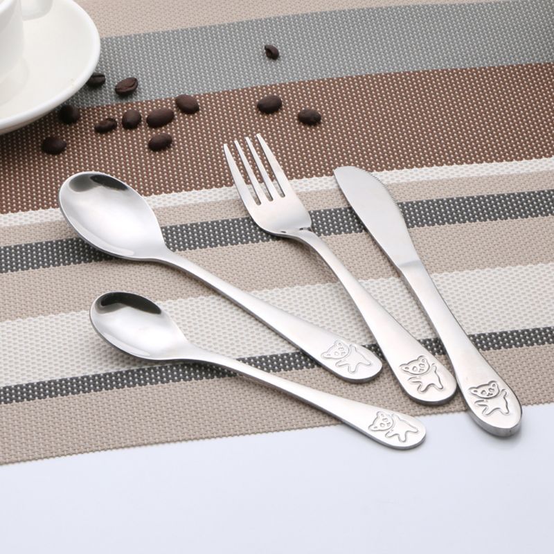 Baby Food Utensils Set - 4 stks/set Baby Theelepel Lepel Voedsel