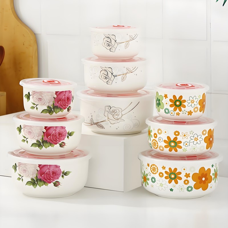 Baby Food Lunch - Driedelige Set, Fijne Bone China Lunch