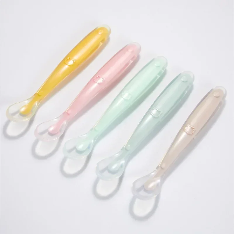 Baby Food Lunch - Zachte siliconen babylepel, aanvullend voedsel voor