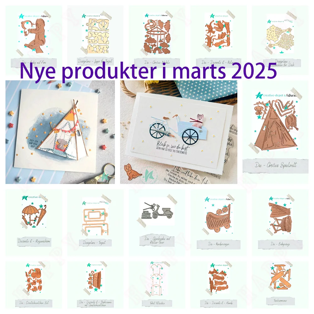 Baby Food Diary - Grote Babywieg Metalen Stansmessen Voor Scrapbook