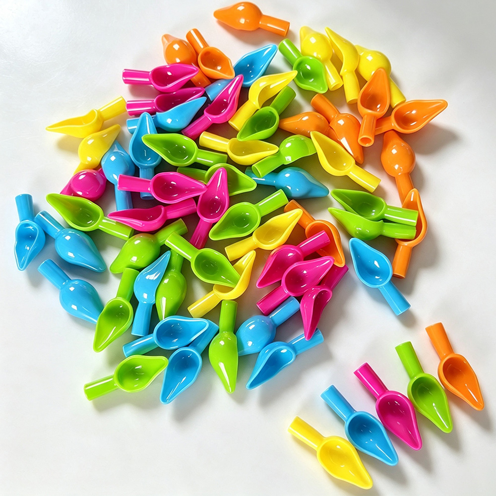 Baby Food Lunch - Mini kleurrijke plastic voedingslepel, kan worden