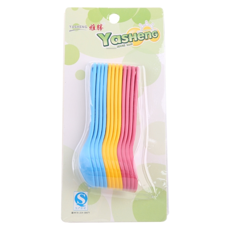 Baby Food Lunch - 12Pcs Babyvoeding Lepel Veilig Plastic Peuter