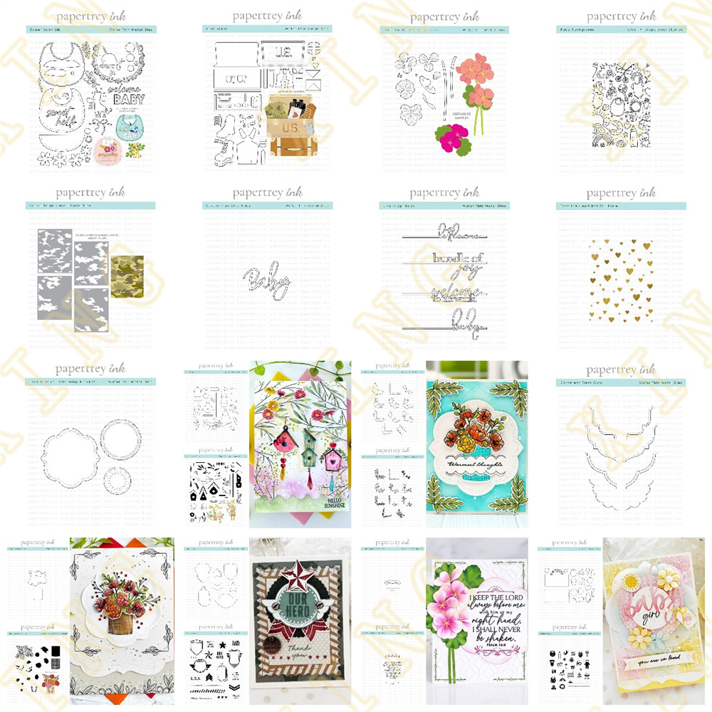 Baby Food Diary - Metalen stansmessen stempels stencil hete folie