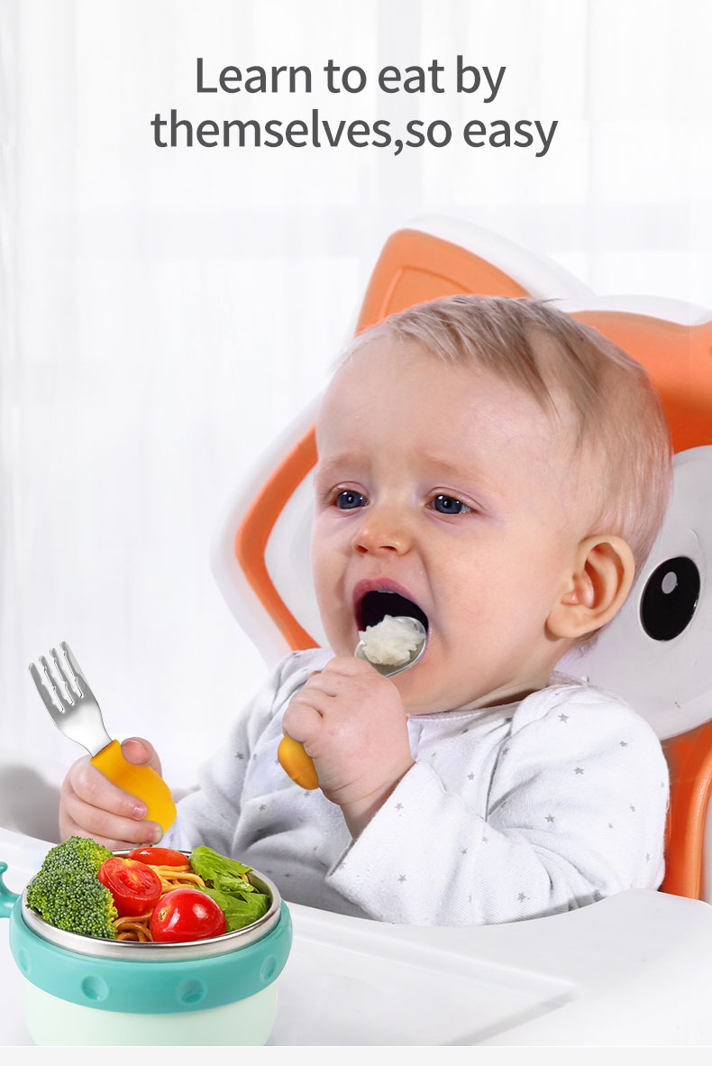 Elephat Baby Gadgets Servies S - Baby Food Utensils Set recensie en prijs