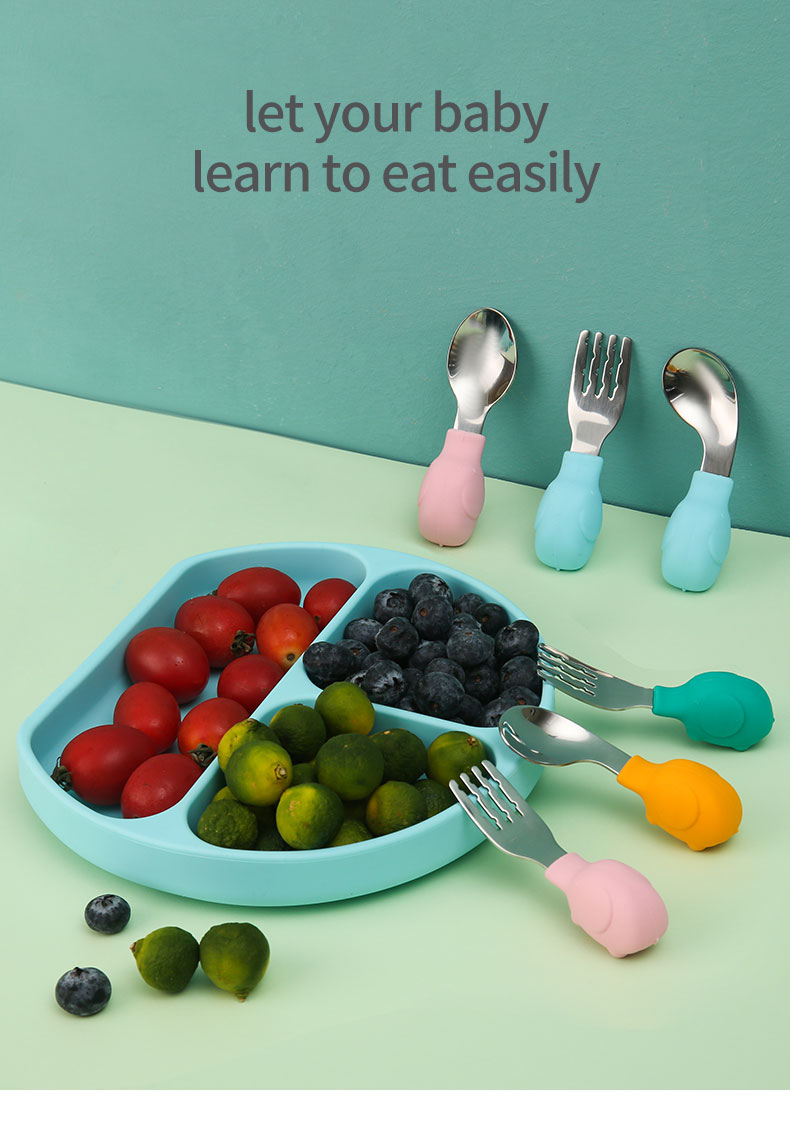 Elephat Baby Gadgets Servies S - Baby Food Utensils Set recensie en prijs
