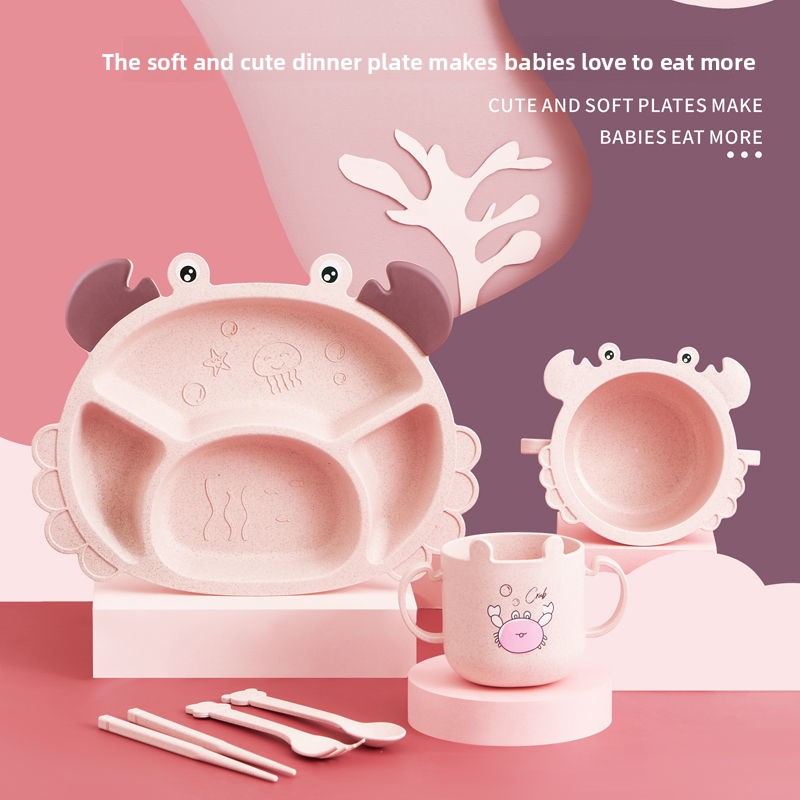 4/6 stuks krabben kinderborden - Baby Food Utensils Set recensie en prijs