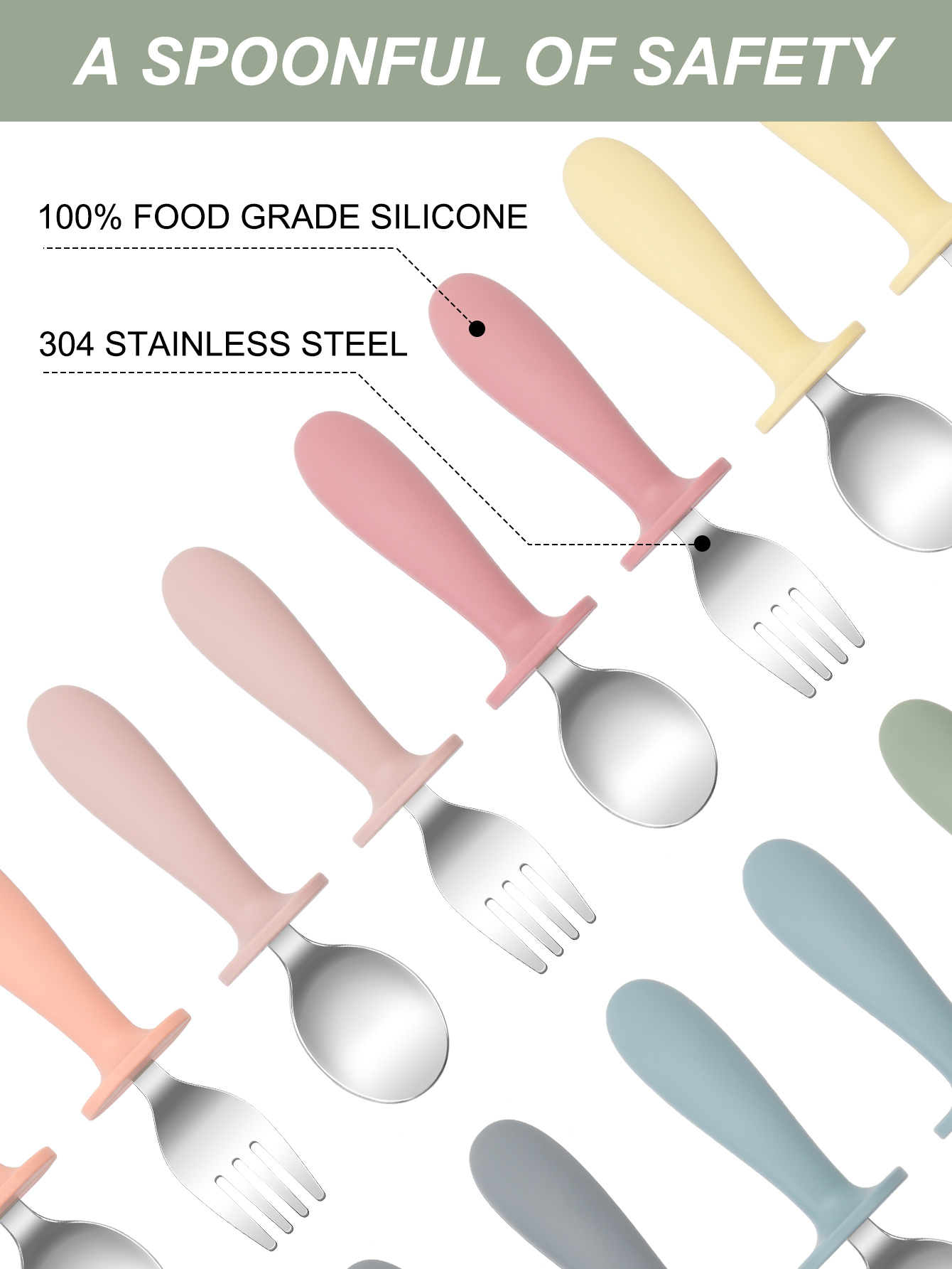 2 Stuks Rvs Vork Lepel Set Voo - Baby Food Utensils Set recensie en prijs