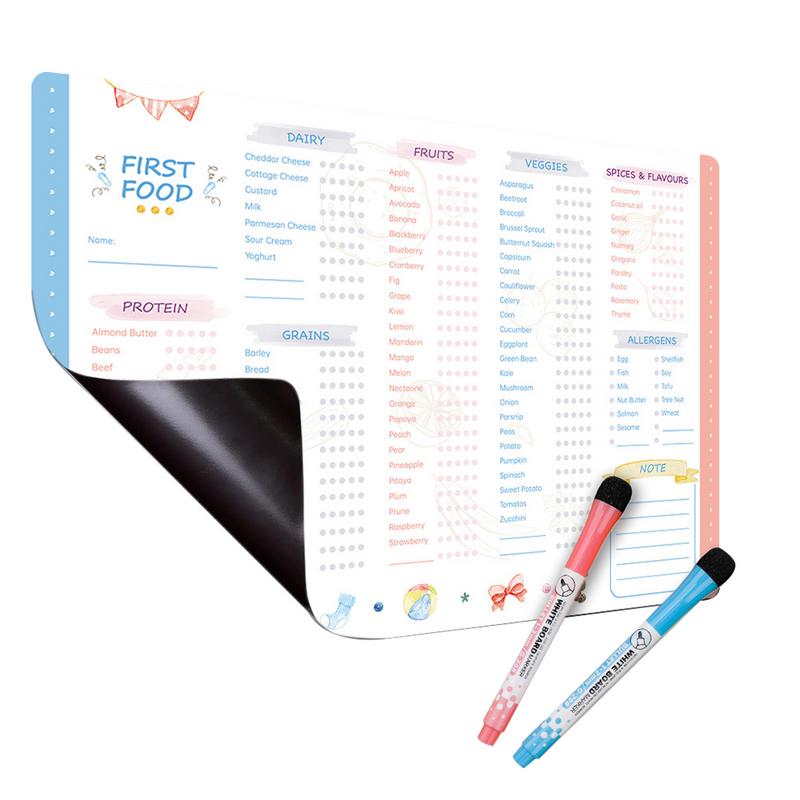 Herbruikbare First Foods Track - Baby Food Checklist recensie en prijs