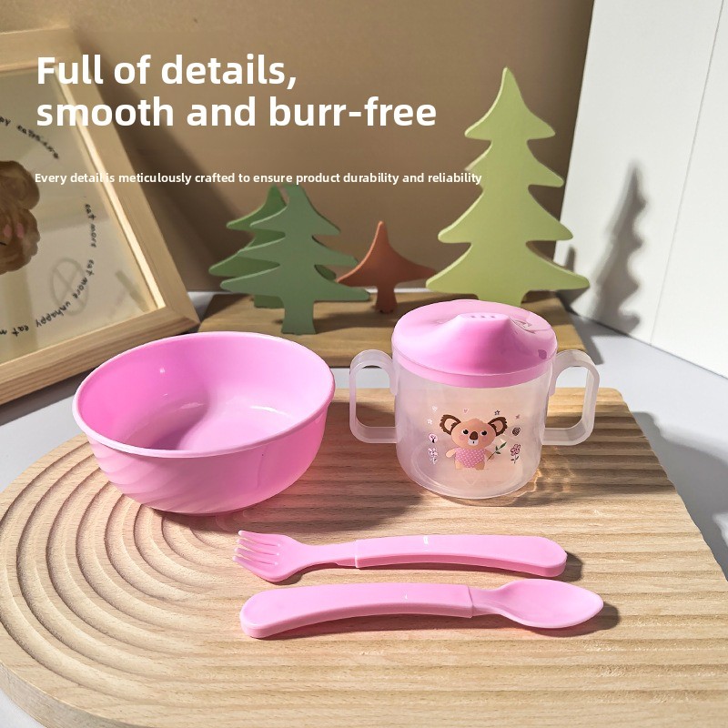 4-delige set babyvoeding en vo - Baby Food Utensils Set recensie en prijs