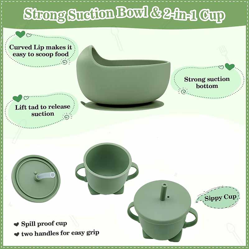 Gepersonaliseerde Naam Baby Vo - Baby Food Utensils Set recensie en prijs