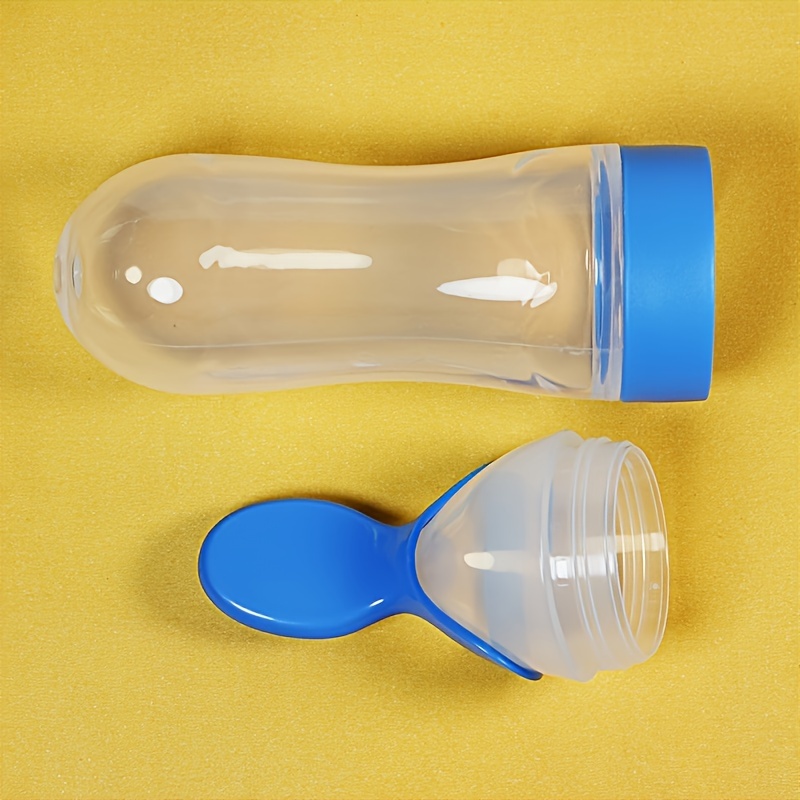 Siliconen babyfles met lepel,  - Baby Food Lunch recensie en prijs