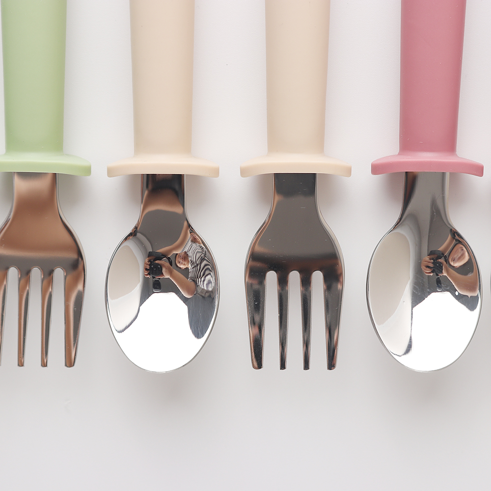 Op maat gemaakte siliconen lep - Baby Food Utensils Set recensie en prijs