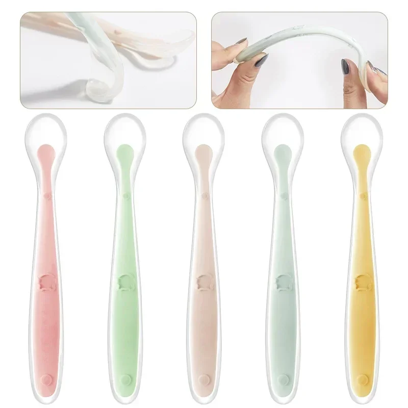 Zachte siliconen babylepel, aa - Baby Food Lunch recensie en prijs