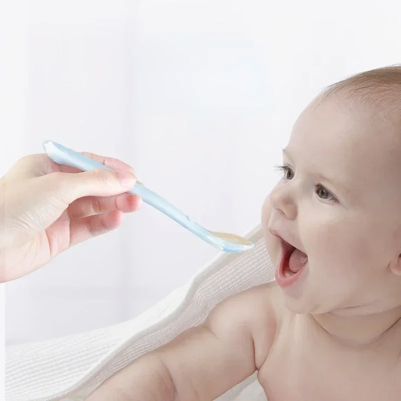 Zachte siliconen babylepel, aa - Baby Food Lunch recensie en prijs
