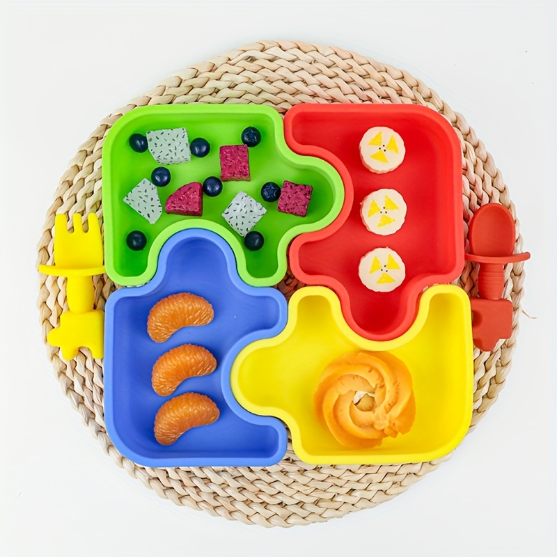 6 stks/set baby Siliconen Voed - Baby Food Utensils Set recensie en prijs