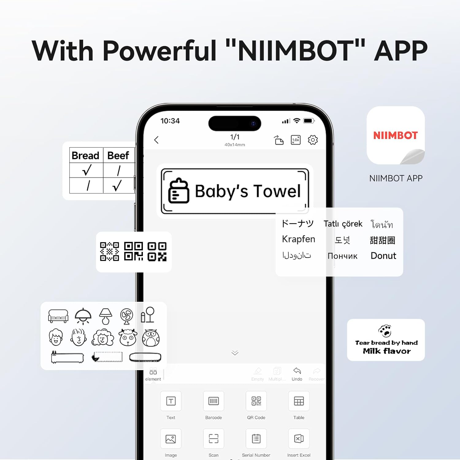 Niimbot B1 Mini Label Thermisc - Baby Food Label recensie en prijs
