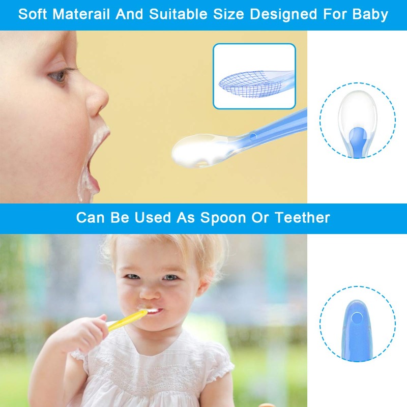 BPA-vrije siliconen babylepels - Baby Food Lunch recensie en prijs