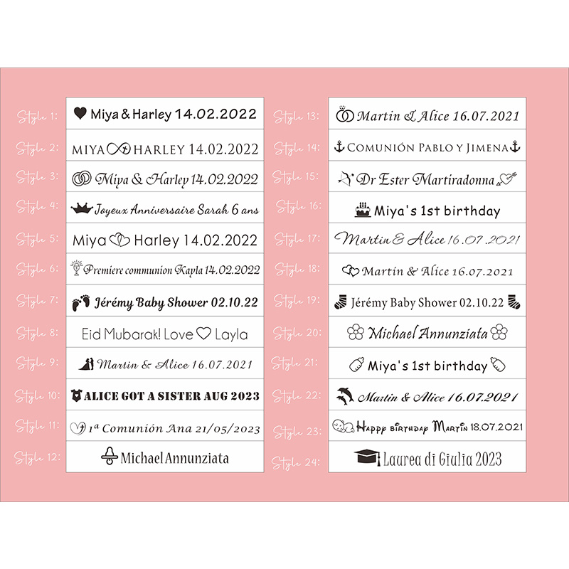 100 stuks gepersonaliseerde ge - Baby Food Processor recensie en prijs