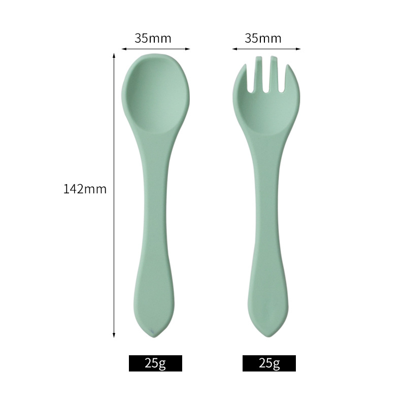 Voedselveilige siliconen baby  - Baby Food Utensils Set recensie en prijs